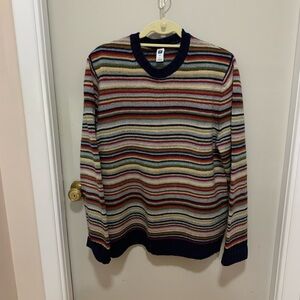 GAP Multicolor Striped Crewneck Sweater